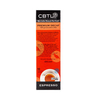 The Coffee Bean & Tea Leaf, Single Origin Premium Decaf Espresso Capsules for Caffitaly Brewers, 10-Count Pods