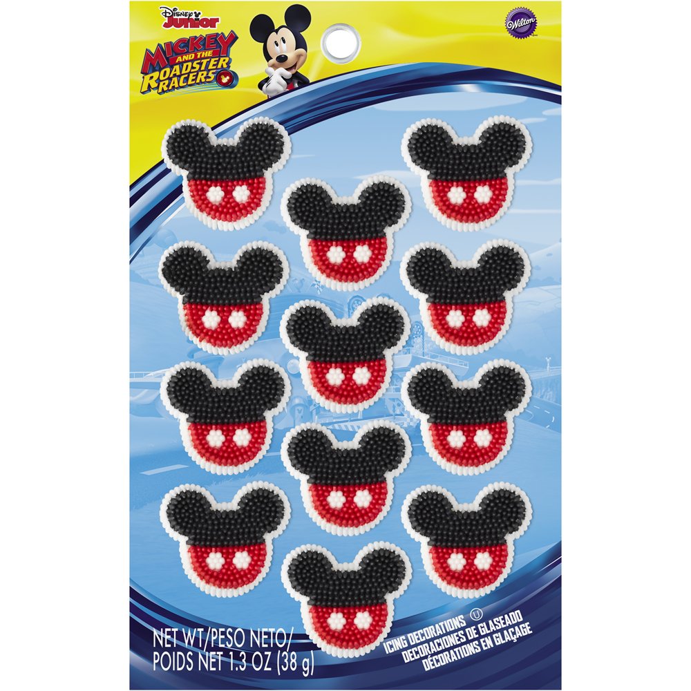 Wilton Mickey and The Roadster Racers Icing Decorations, Assorted
