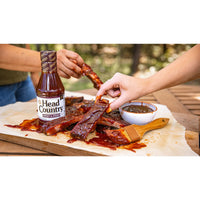 Head Country Bar-B-Q Sauce, Sweet & Sticky | Gluten Free BBQ Sauce With No Allergens Or Preservatives | Sweet & Robust Championship Barbecue Sauce Great on Beef, Pork & Chicken | 20 Ounce, Pack of 1