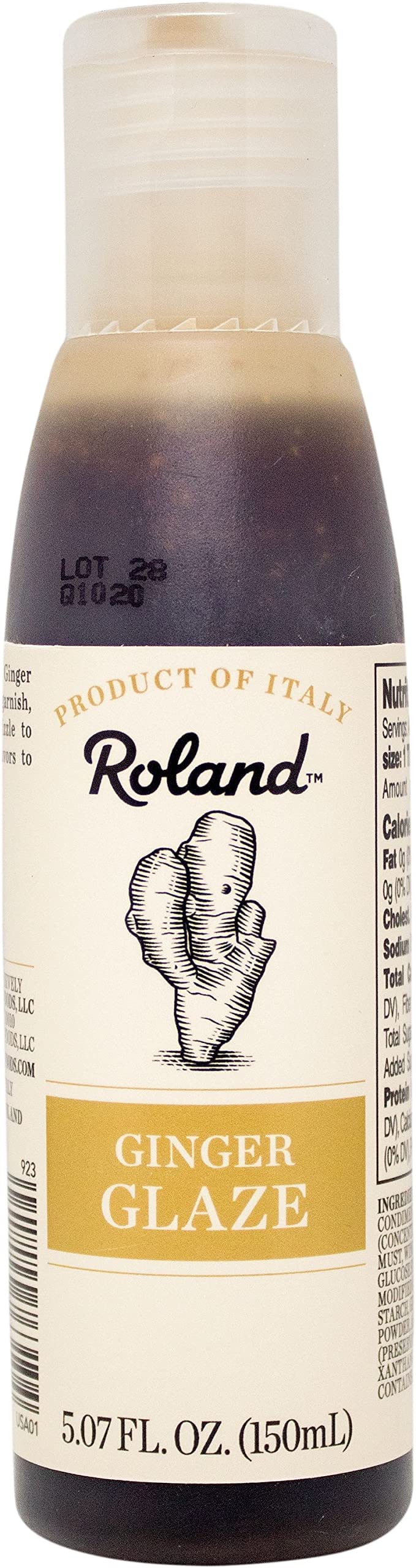 Roland Foods Balsamic Glaze, Ginger, 5.07 Ounce