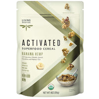 Living Intentions Organic Superfood Cereal  Banana Hemp  NonGMO  Gluten Free  Vegan  Paleo  Kosher  9 Ounce Unit