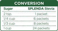 Splenda, Stevia Sweetener Packets, 5.6oz (80 ct) (Pack of 2)