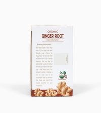 Lifestyle Awareness Organic Ginger Root Tea, Caffeine Free, 20 Count, Packaging May Vary (Pack of 6)