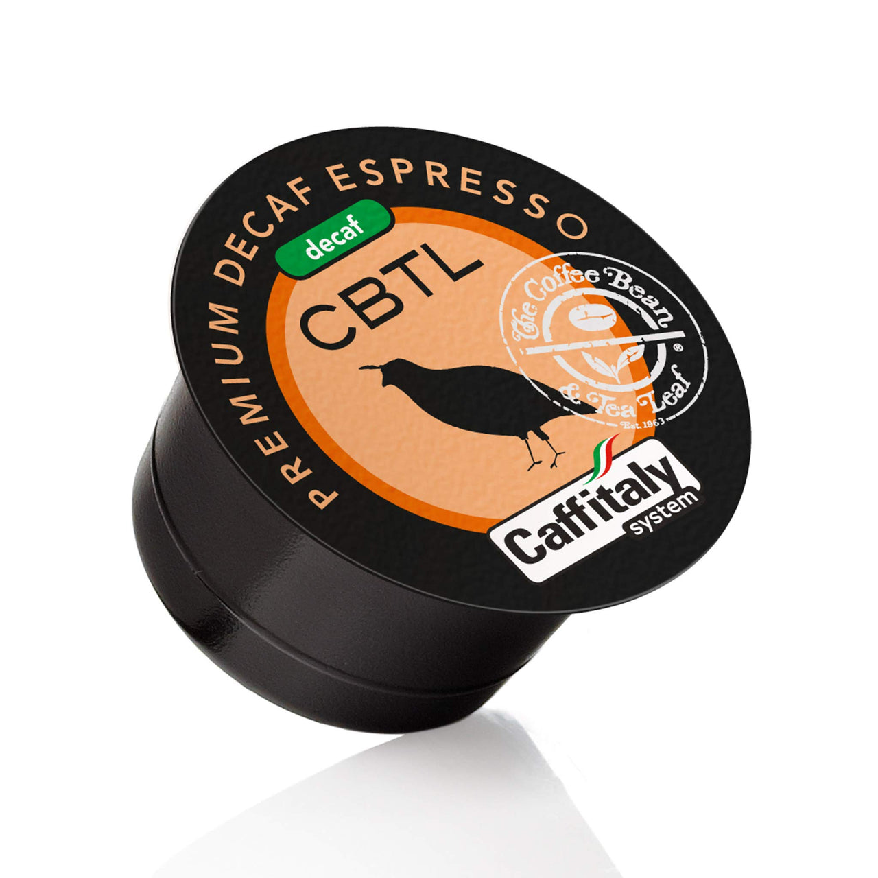 The Coffee Bean & Tea Leaf, Single Origin Premium Decaf Espresso Capsules for Caffitaly Brewers, 10-Count Pods