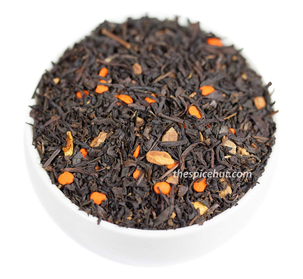 Pumpkin Spice, Loose Leaf Flavored Black Tea - Pumpkin, Cinnamon & Holiday Spices - Caffeinated | bulk 8oz, 80-100 cups | The Spice Hut, First Sip of Tea
