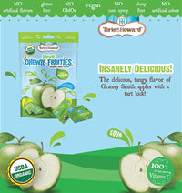 Torie and Howard Chewie Fruities, Sour Apple, 4 Ounce