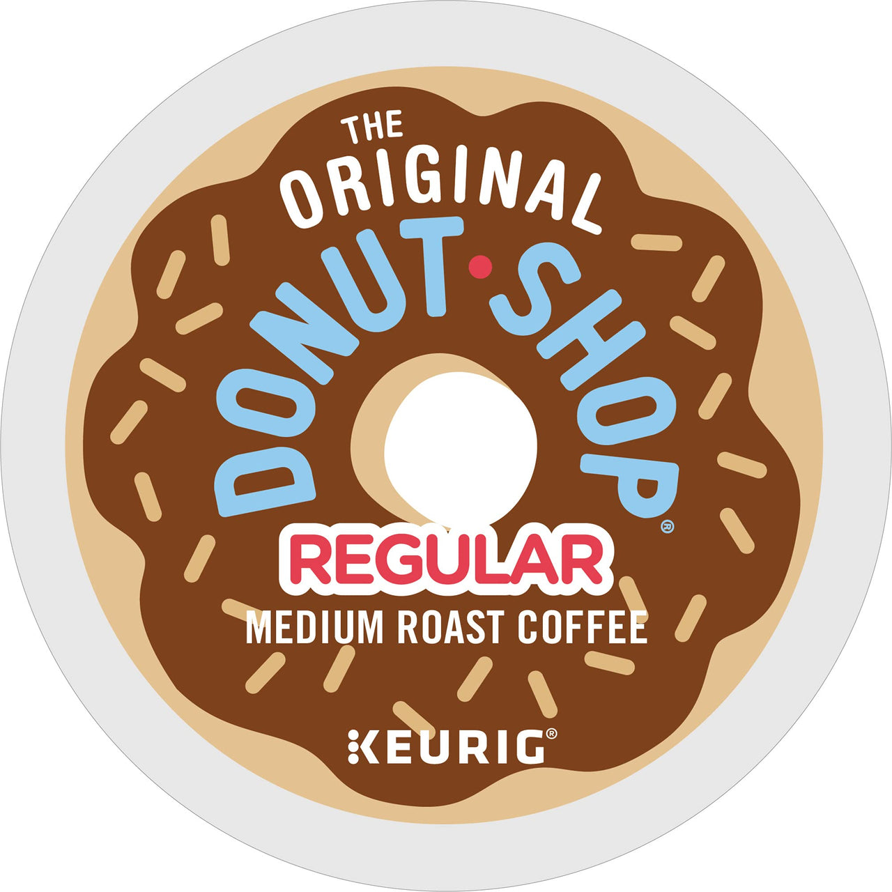 The Original Donut Shop Regular Keurig Single-Serve K-Cup Pods, Medium Roast Coffee, 12 Count