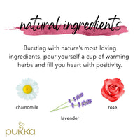 Pukka Organic Tea Bags Gift Set, Love Herbal Tea with Chamomile, Rose and Lavender, 20 Count (Pack of 3) 60 Tea Bags