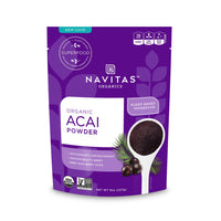 Navitas Organics Acai Powder, 8 oz. Bag  Organic, Non-GMO, Freeze-Dried, Gluten-Free, 76 Servings