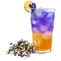 Shangri-La Tea Company Butterfly Pea Flower, Loose Leaf Tea, Dried Pea Flowers, All Natural, Herbal Decaf, 8 Ounce (Pack of 1)