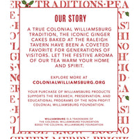 Harney & Sons Williamsburg Ginger Cake Blend | Black tea with cloves, cinnamon, and molasses, 20 sachets