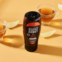Nature Nate's  Manuka Honey UMF Certified 5+ | MGO 83+ - New Zealand Manuka Honey - All-Natural Sweetener & Non-Perishable Sugar Substitute, 13.2 oz Squeeze Bottle