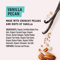 purely elizabeth Oat Pouch Collagen Vanilla Pecan, 8 Ounce