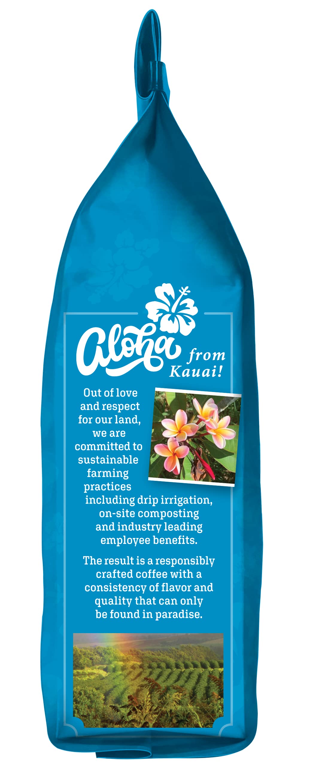 Kauai Whole Bean Coffee, Koloa Estate Medium Roast  Arabica Whole Bean Coffee from Hawaiis Largest Coffee Grower - Bright Aroma with Light Floral Notes - 10 Ounce