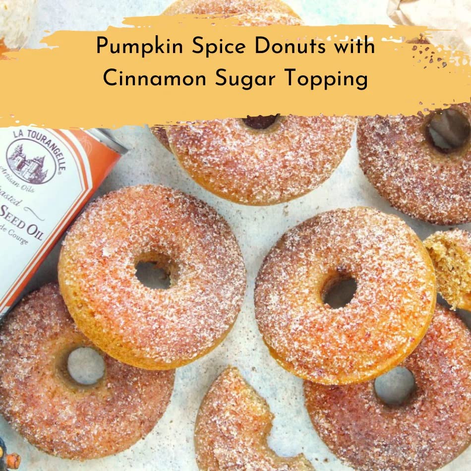 La Tourangelle, Toasted Pumpkin Seed Oil, Great for Cooking, Salad Dressings, Pastas, and Spreads - Health and Beauty Oil, 8.45 fl oz