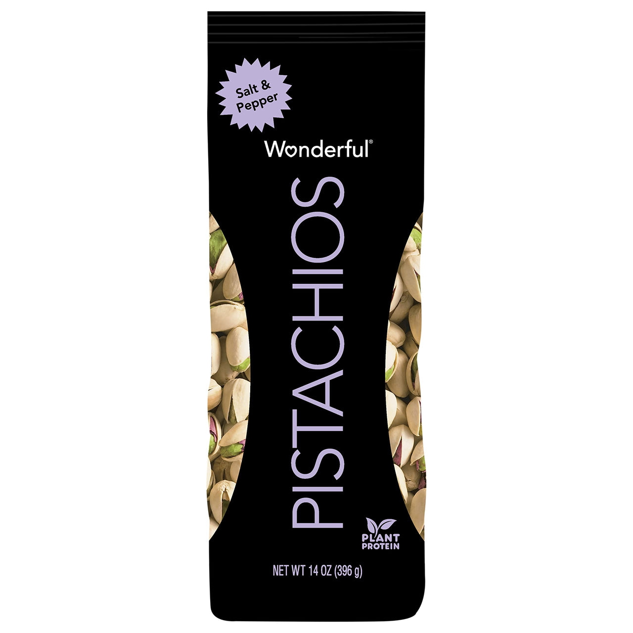 Wonderful Pistachios, Salt and Pepper Flavor, 14 Ounce Bag