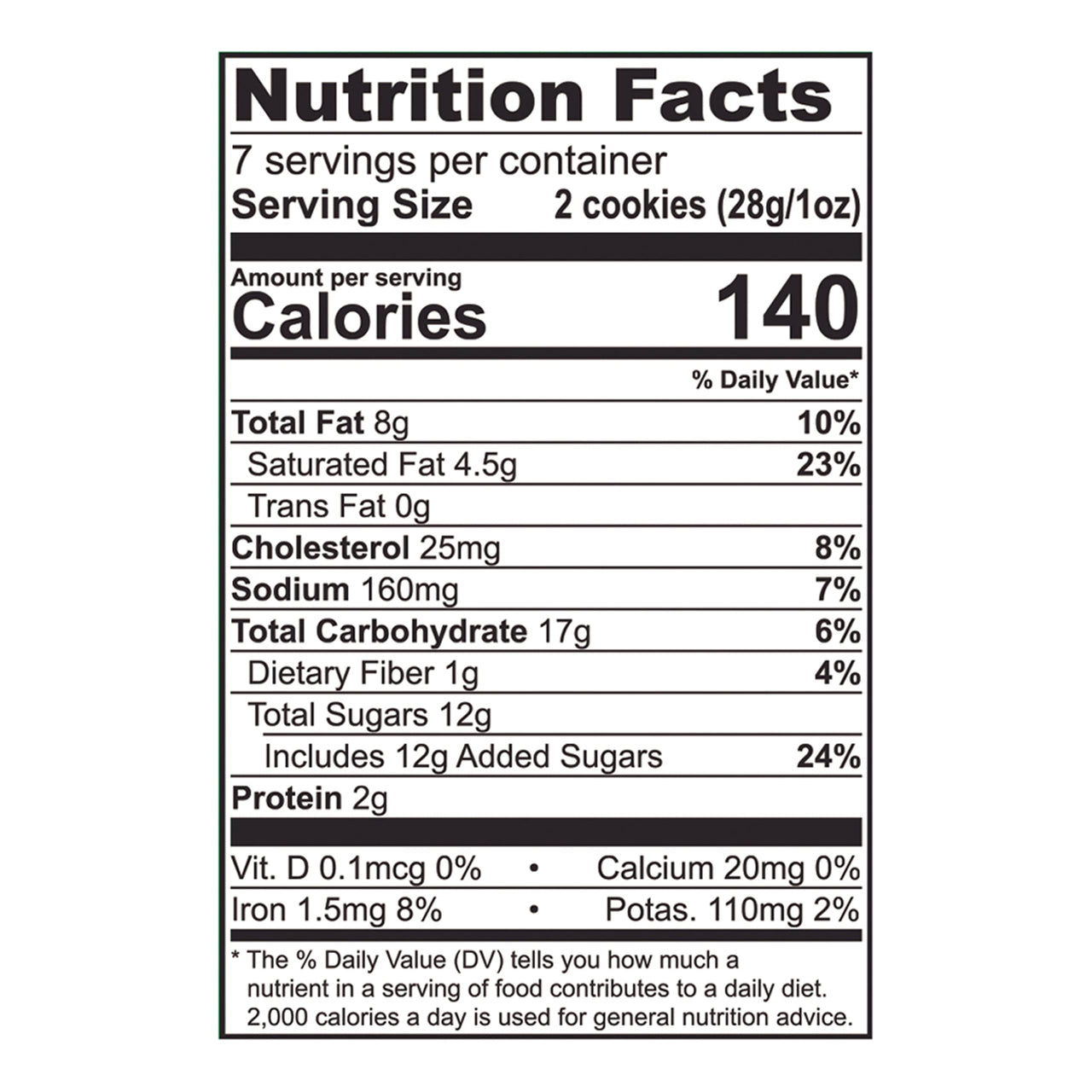 Tate's  Bake Shop Double Chocolate Chip Cookies, 7 oz