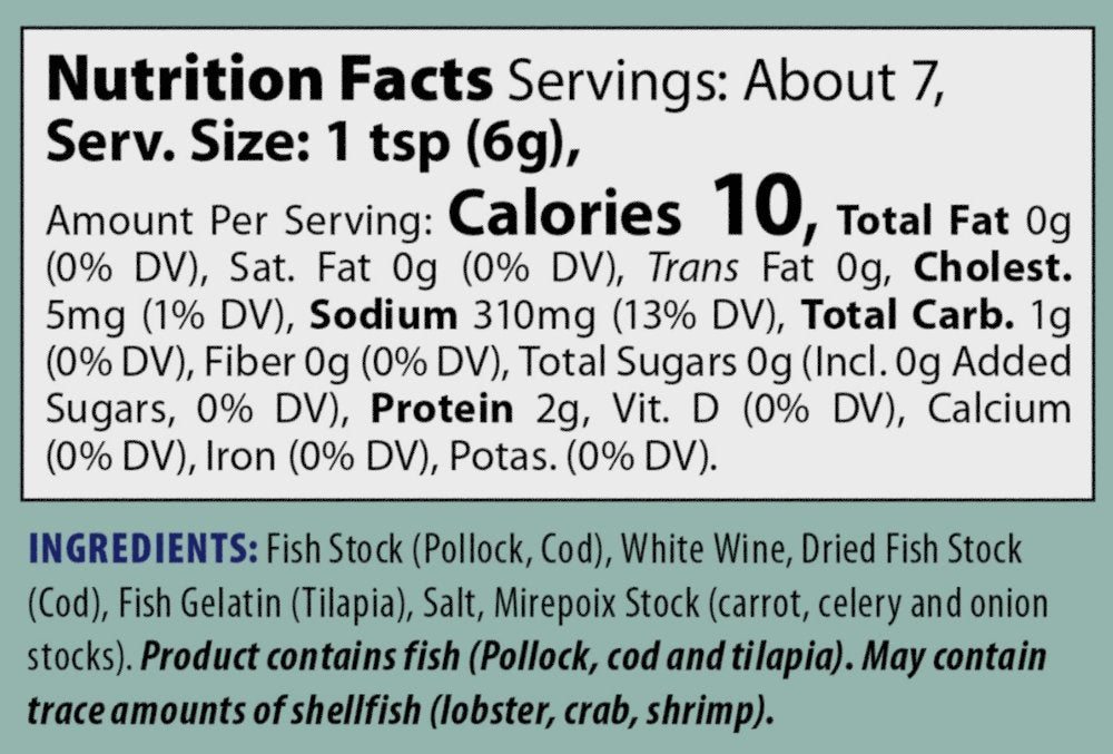 More Than Gourmet Fumet De Poisson, Classic Gold Fish Stock, 1.5 Ounce