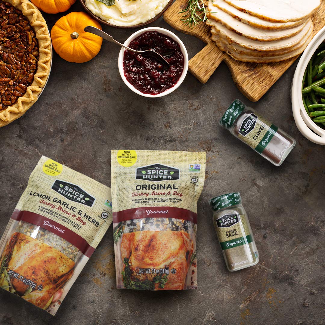Spice Hunter Turkey Brine & Bag, Original, 11 Ounce (Pack of 3)