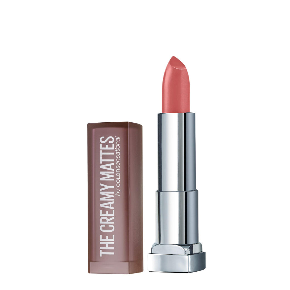 Maybelline New York Color Sensational Creamy Matte Lipstick, Smitten, 3.9g