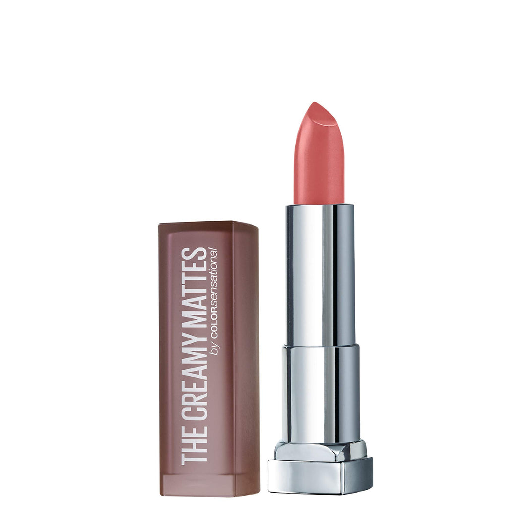Maybelline New York Color Sensational Creamy Matte Lipstick, Smitten, 3.9g