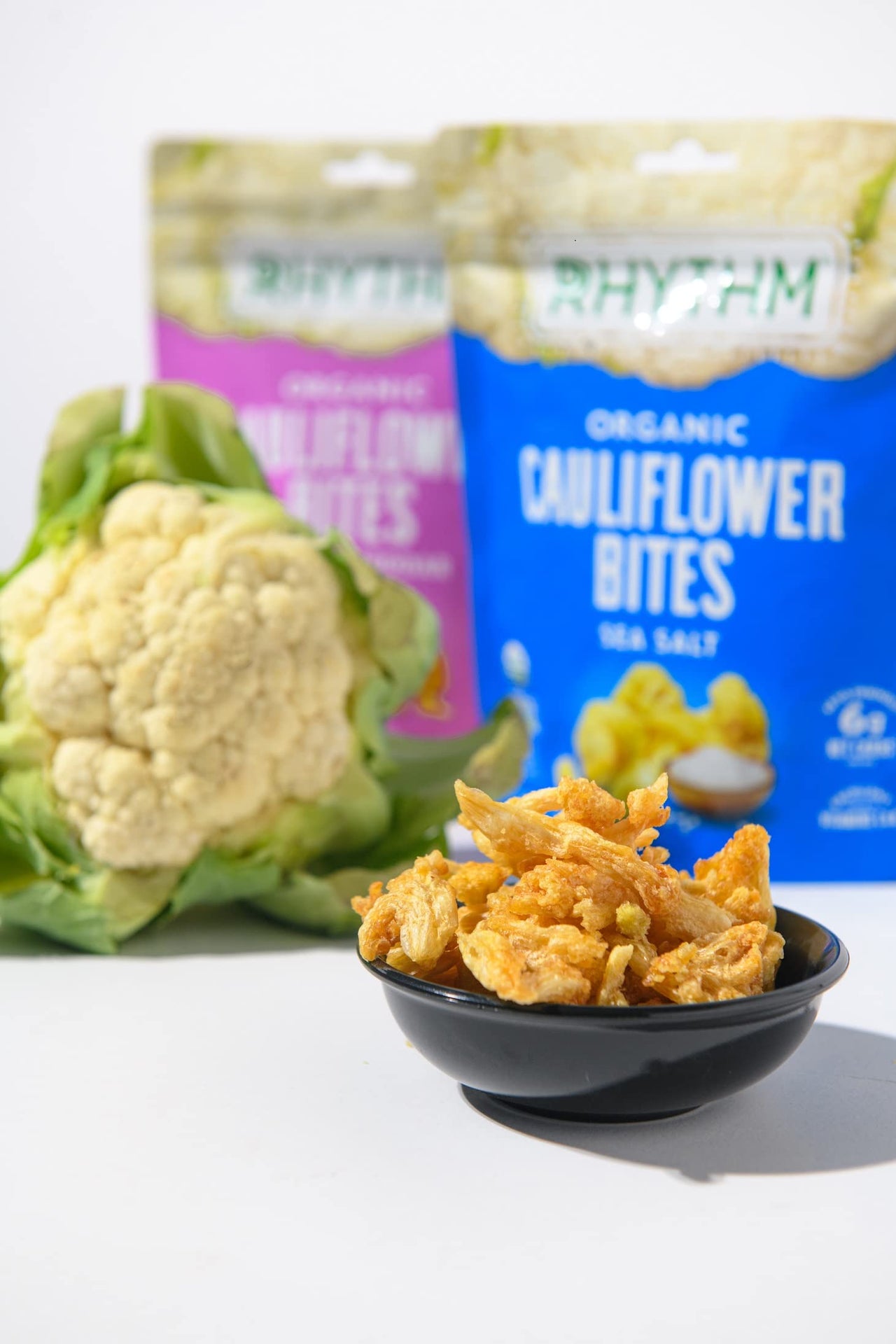 Rhythm Superfoods, Organic Sea Salt Cauliflower Bites, 1.4 Ounce