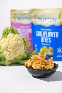 Rhythm Superfoods, Organic Sea Salt Cauliflower Bites, 1.4 Ounce