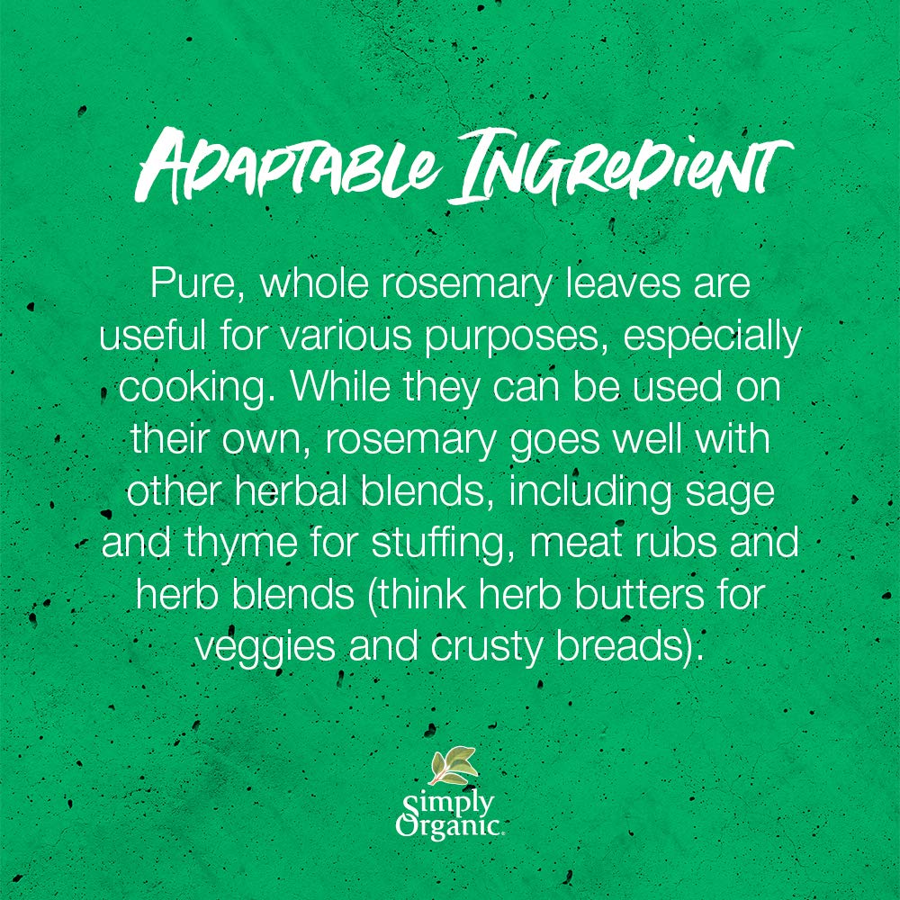 Simply Organic Whole Rosemary Leaf 1.23oz