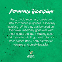 Simply Organic Whole Rosemary Leaf 1.23oz