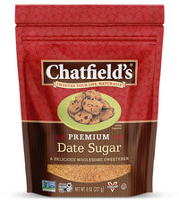 Chatfield's  Granulated Date Sugar Raw - Sugar Substitute for Kosher, Vegan and Gluten Free (Pack of 1)