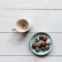BARNIE's COFFEE TEA CO. Ground Decadent and Rich Chocolate Flavor Medium Roasted Arabica Beans Sugar Free and Nut Free 12 oz Bag, Caf Mocha Truffle, 1 Count