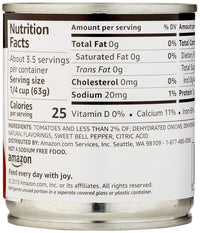 Happy Belly Tomato Sauce, No Salt Added, 8 Ounce