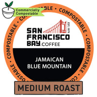 San Francisco Bay Compostable Coffee Pods - Jamaica Blue Mountain Blend (10 Ct) K Cup Compatible including Keurig 2.0, Medium Roast