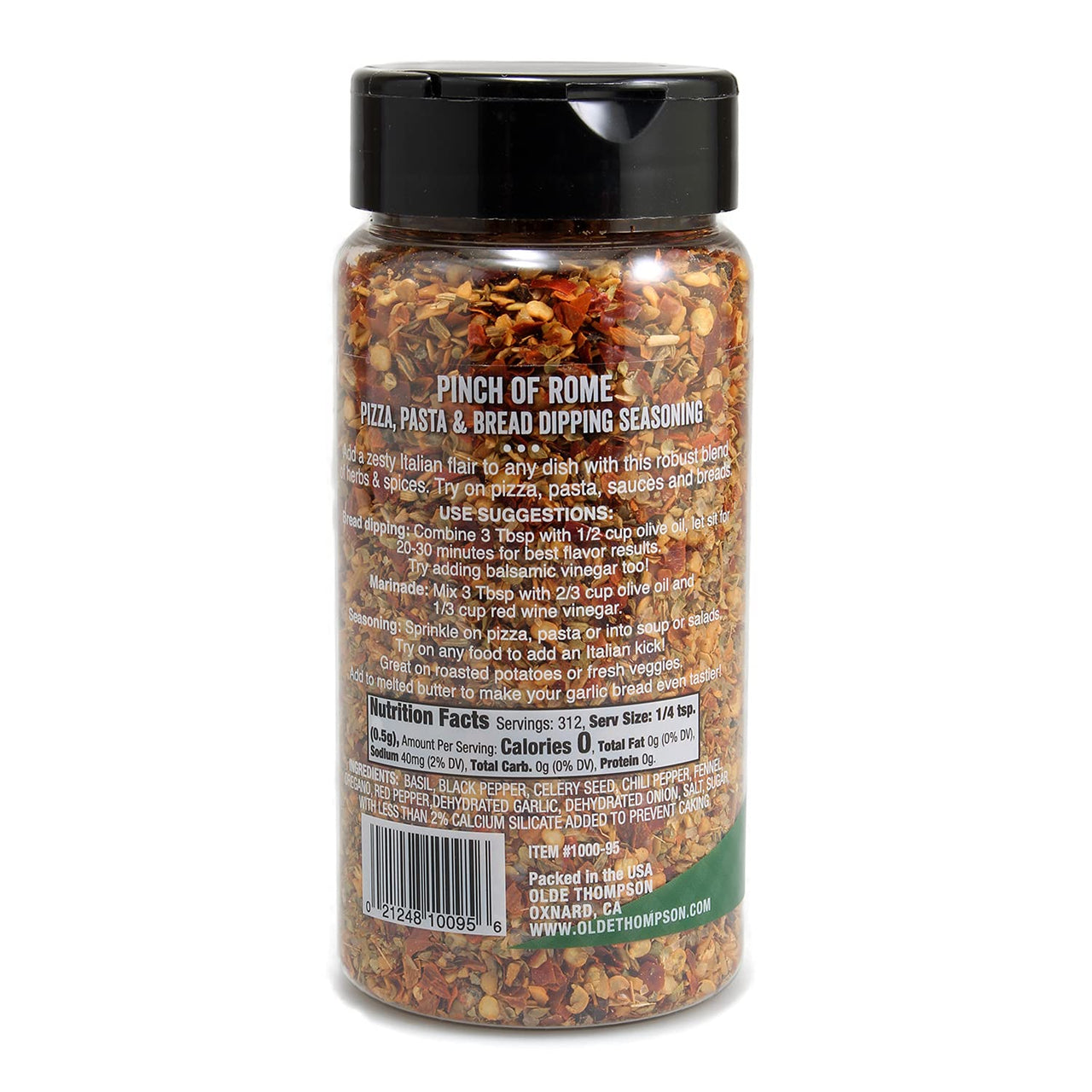 Olde Thompson Everything Italian Seasoning, Basil, Oregano, Garlic, Red Pepper Spice and Seasoning, 5.5 oz
