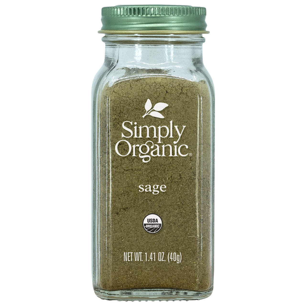Simply Organic Ground Sage Leaf, Certified Organic | 1.41 oz | Salvia officinalis L.