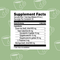 Hyleys Tea Moringa Oleifera with Turmeric Flavor - 25 Tea Bags (Miracle Tree Tea)