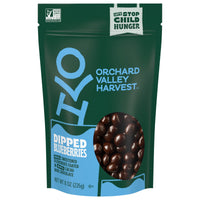 Orchard Valley Harvest Dark Chocolate Dipped Blueberries, 1 Pack (8oz), Made With Real Sweetened Blueberries, Gluten Free, Non-GMO, Stand Up Bag