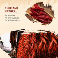 52USA Szechuan Red Dried Chilis, Whole Chili, Mild Spicy Chinese Chili 4 Oz (Mild Hot)