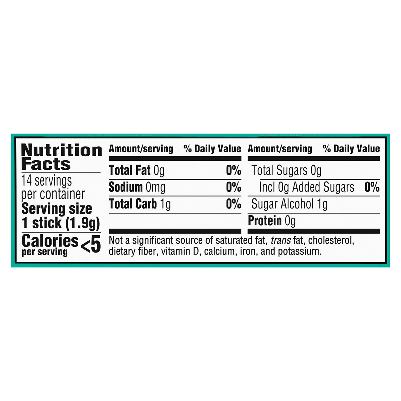 Trident Minty Sweet Twist Sugar Free Gum, 12 Packs of 14 Pieces (168 Total Pieces)