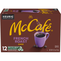 McCafe French Roast Keurig K Cup Coffee Pods (12 Count) (Pack of 2)