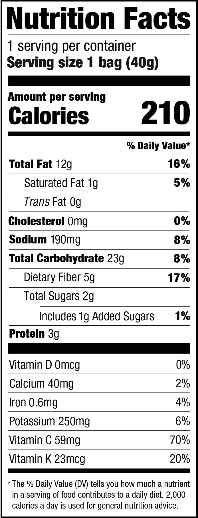 Rhythm Superfoods, Organic Sea Salt Cauliflower Bites, 1.4 Ounce
