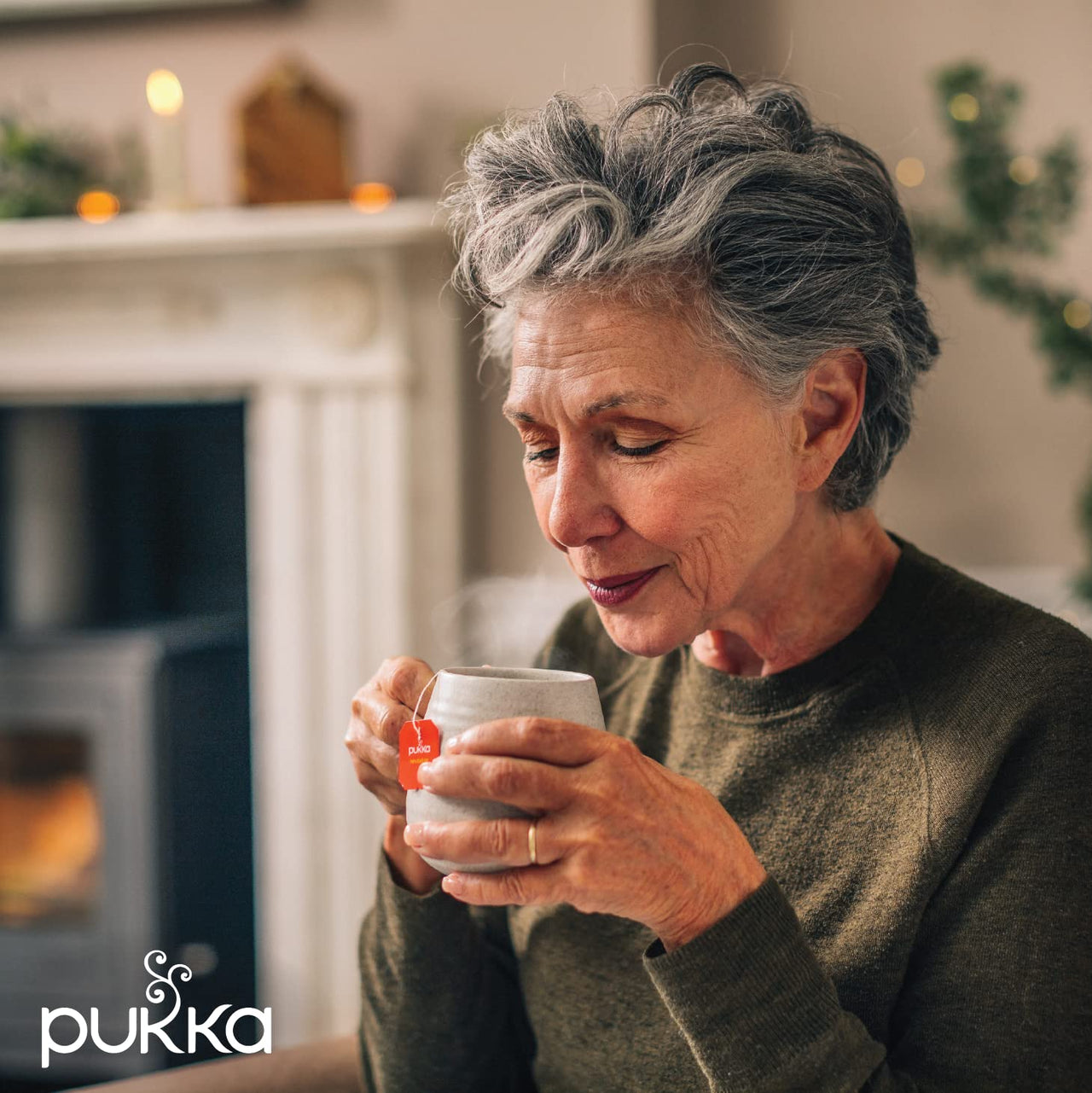 Pukka Tea Advent Calendar, Organic Herbal Tea, Perfect for Gifting, 24 Tea Bags, Red