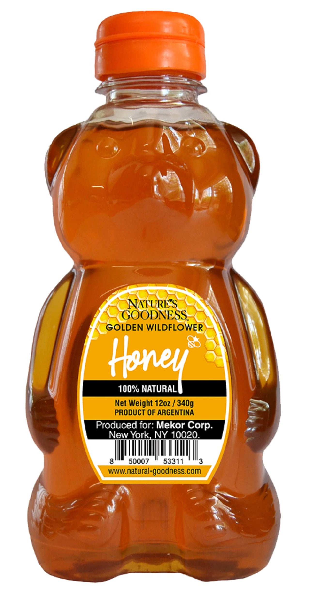Nature's  Goodness Teddy Bear Honey - 12 Oz (1 Pack)