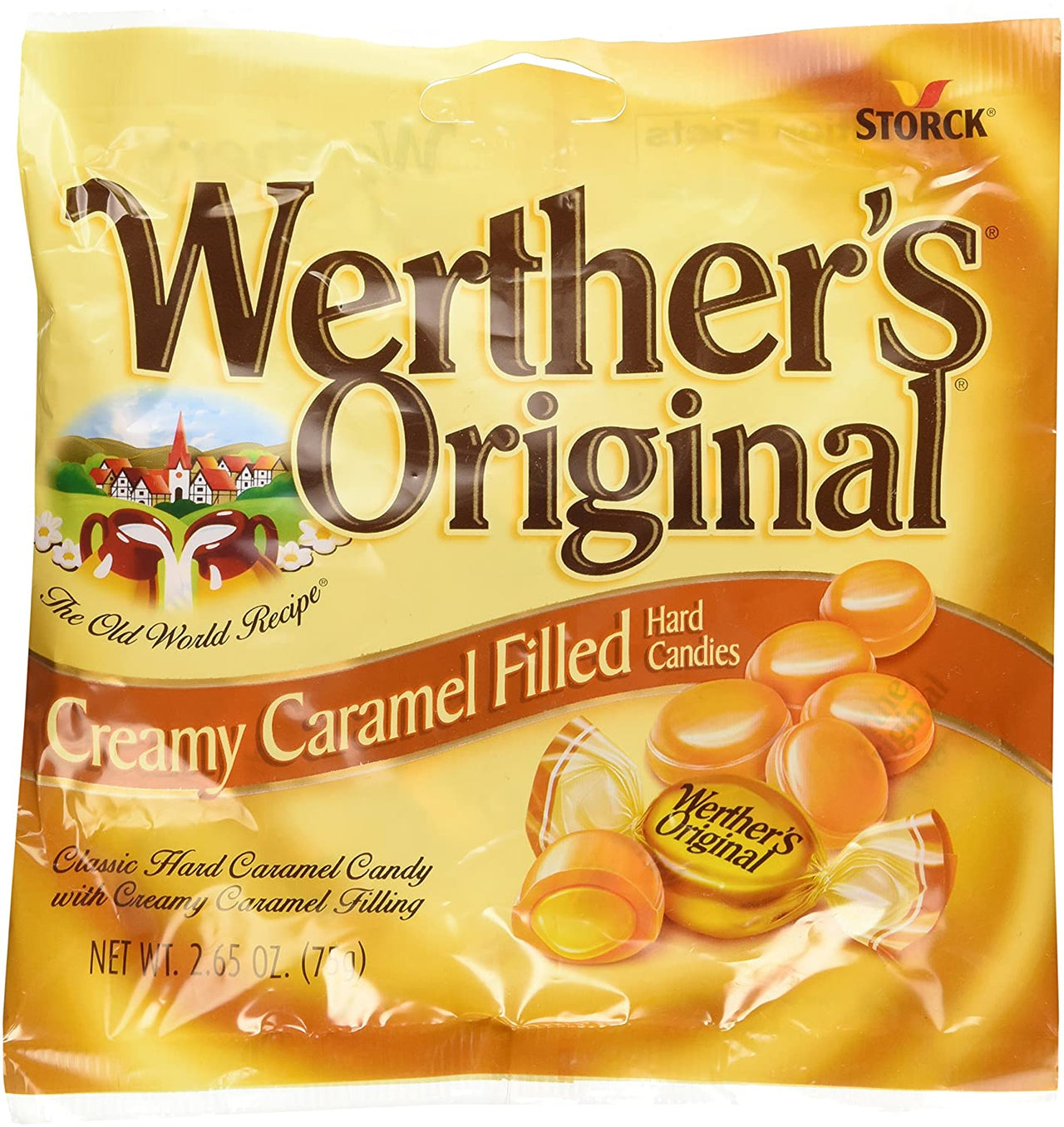Werther's  Original Creamy Caramel Filled Hard Candies (2.65oz) 3 Pack
