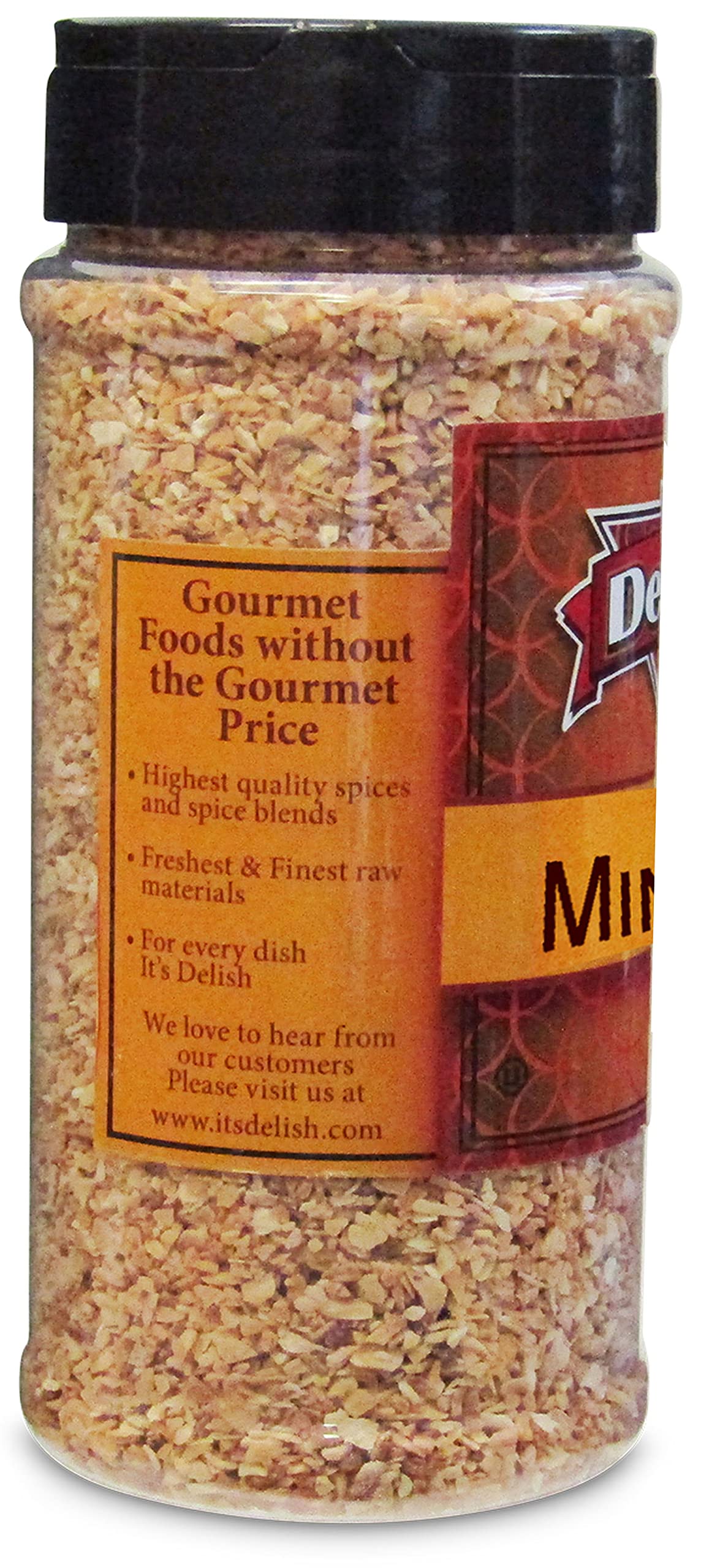 It's  Delish Minced Garlic by Its Delish, 8 Oz Medium Jar  Premium Fresh Dry Roasted Chopped Garlic for Cooking, Baking, Topping  No Preservatives, No Artificial Flavor Added, Certified Kosher