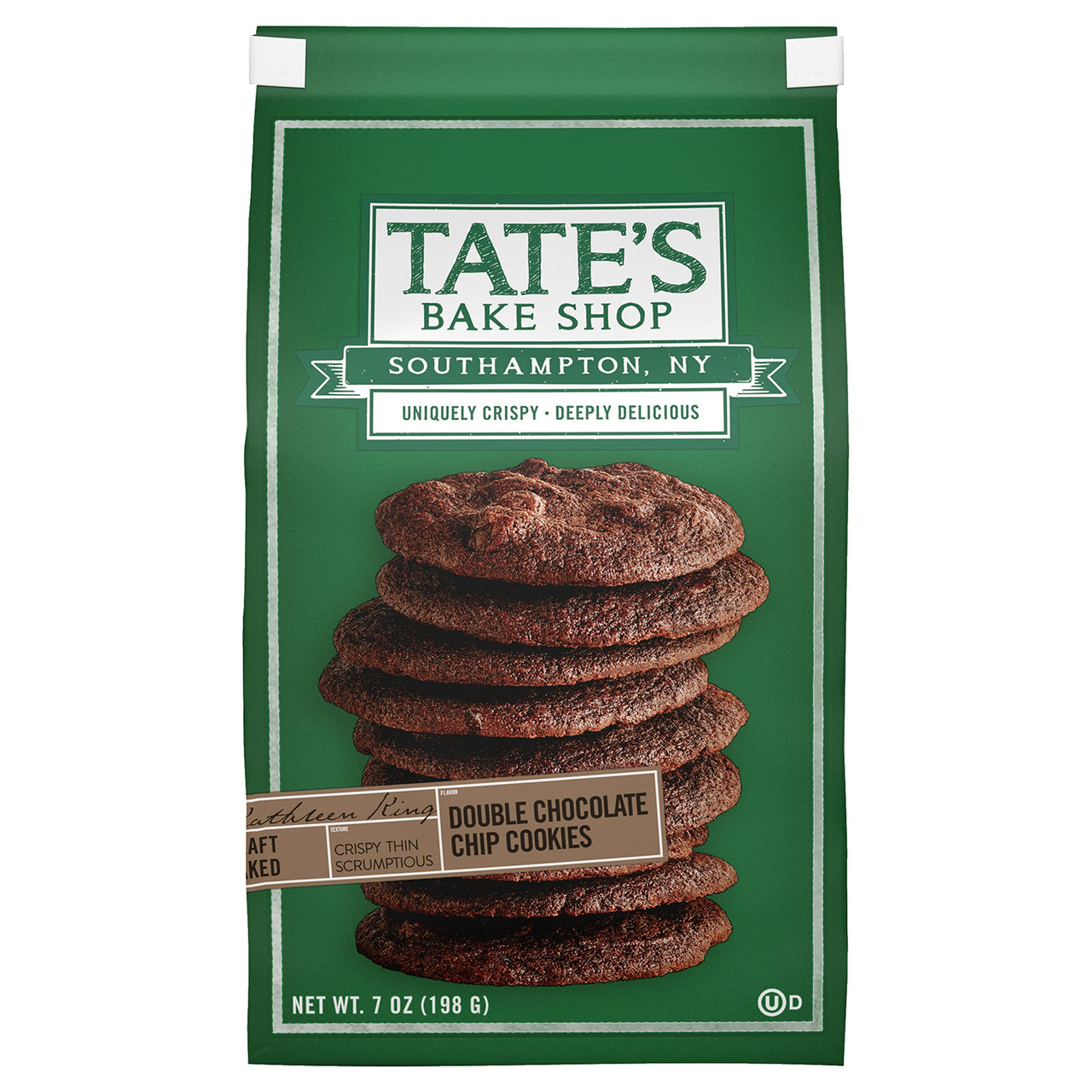Tate's  Bake Shop Double Chocolate Chip Cookies, 7 oz