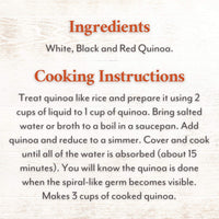 Roland Foods Organic Tri-Color Quinoa, Pre-washed, All Natural, Gluten Free, 12-Ounce