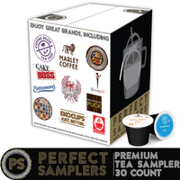Tea Pods Variety Pack, Assorted Green Tea, Black Tea, White Tea, & Herbal Tea , Single Serve Tea Pods for Keurig K Cups Machines, 30 Count