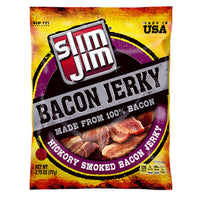 Slim Jim Bacon Jerky Hickory Smoked Flavor Bag, 2.75 oz