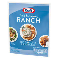 Kraft Thick & Creamy Ranch Dip, Dressing & Recipe Mix (1 oz Packet)